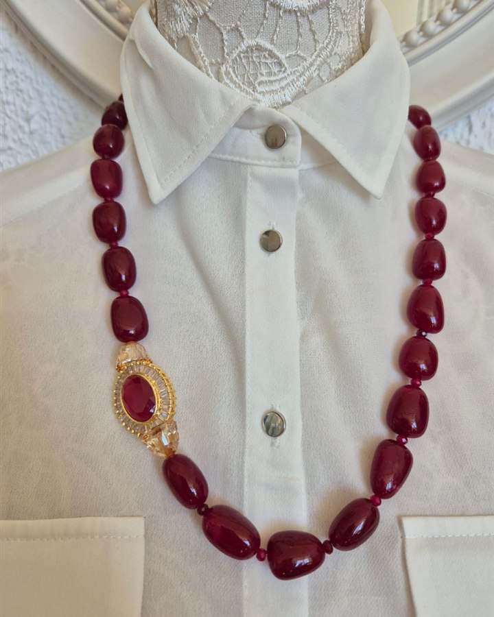 Beading by hand in the SeedBead studio