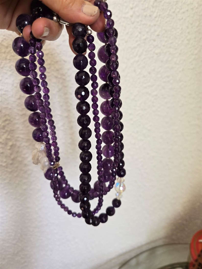Amethyst Multi-Strand Necklace