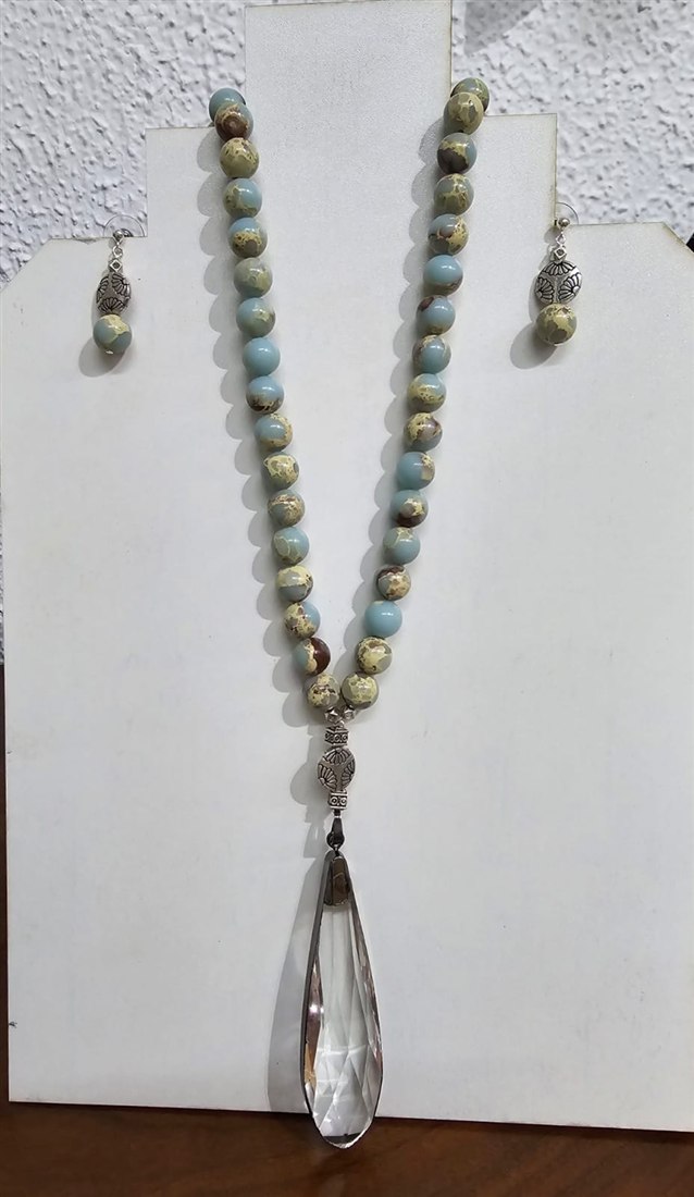 Labradorite Drop Necklace